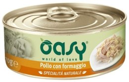 OASY NATURAL Puszka Kurczak z serem 70 g