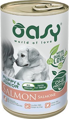 OASY ONE PROTEIN Puppy & Junior - Łosoś 400 g