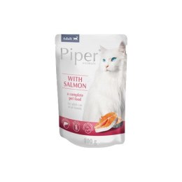PIPER dla kota Z ŁOSOSIEM 100g