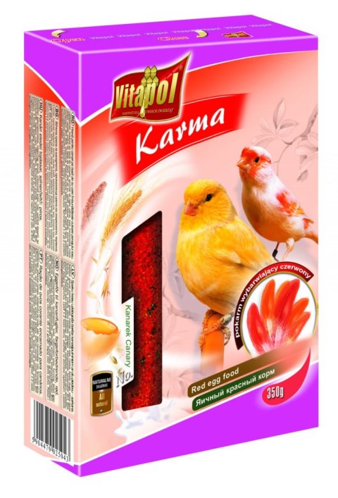 VITAPOL KARMA DLA KANARKA WYBARWIAJĄCA CZERWONA [ZVP-2504] 350g