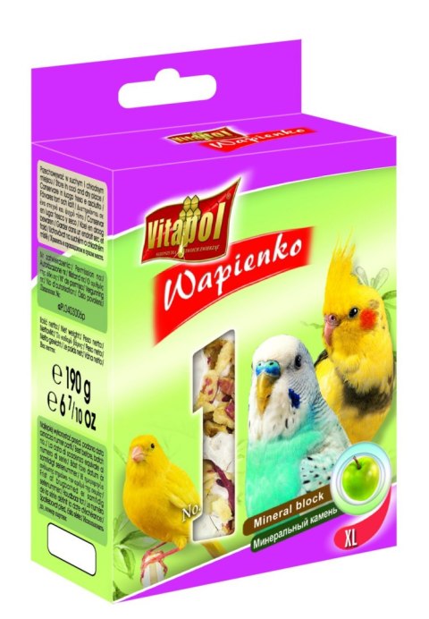 VITAPOL KOSTKA WAPIENNA XL JABŁKOWA [ZVP-2755] 190g
