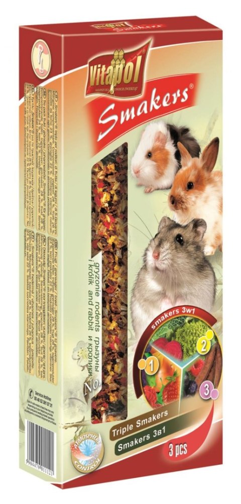VITAPOL SMAKERS DLA GRYZONI-MIX 1 owocowa/warzywna/świętojańska [ZVP-1112] 135g