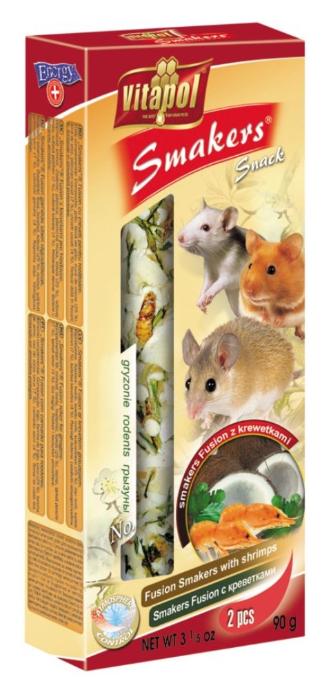 VITAPOL SMAKERS DLA GRYZONI Z KREWETKAMI 2szt op. [ZVP-1134] 90g
