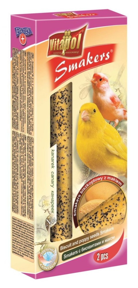 VITAPOL SMAKERS DLA KANARKA BISZKOPT Z MAKIEM [ZVP-2514] 50g