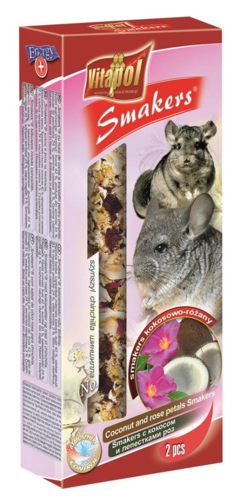 VITAPOL SMAKERS DLA SZYNSZYLI KOKOSOWO-RÓŻANY [ZVP-1605] 90g