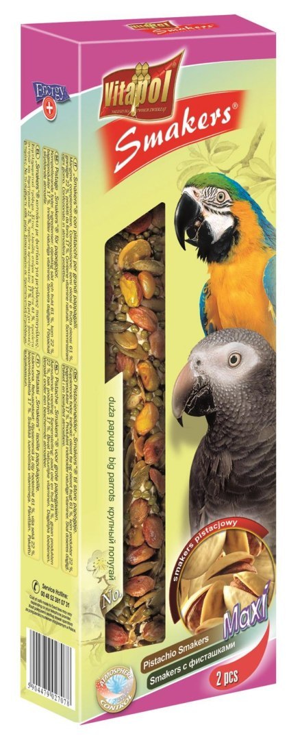 VITAPOL SMAKERS PISTACJOWY DLA DUŻYCH PAPUG [ZVP-2707] 450g