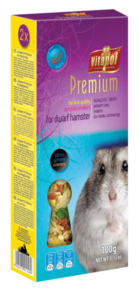 VITAPOL SMAKERS PREMIUM DLA CHOMIKA KARŁOWATEGO [ZVP-1158] 100g