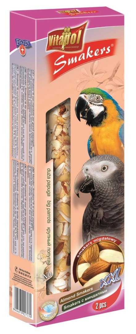 VITAPOL SMAKERS Z MIGDAŁAMI DLA DUŻYCH PAPUG [ZVP-2713] 250g