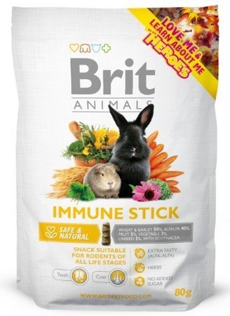 BRIT ANIMALS IMMUNE STICK FOR RODENTS 80 g