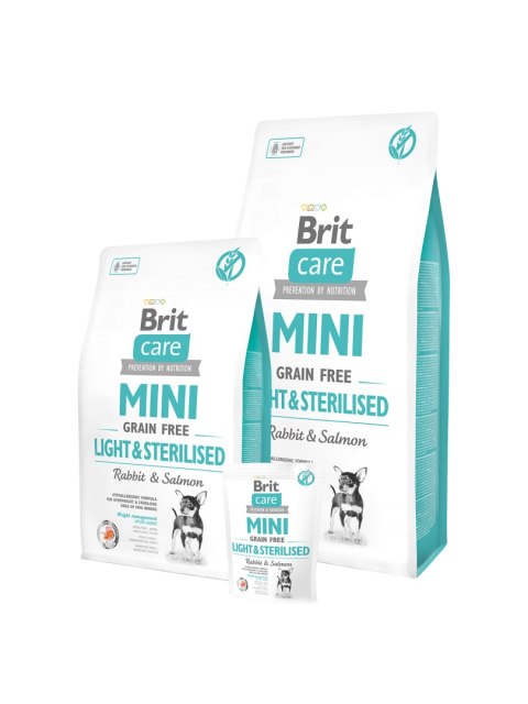 BRIT CARE MINI GRAIN-FREE LIGHT & STERILISED 400g