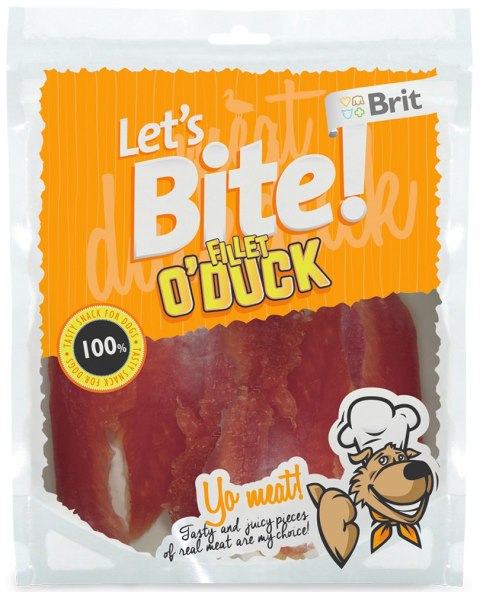 BRIT LET'S BITE FILLET O'DUCK 400g