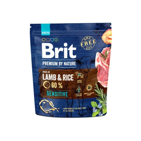 BRIT PREMIUM BY NATURE SENSITIVE LAMB 1 kg