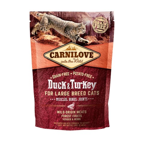 CARNILOVE CAT DUCK&TURKEY FOR LARGE BREED 400g