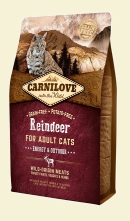 CARNILOVE CAT REINDEER ENERGY&OUTDOOR 2kg