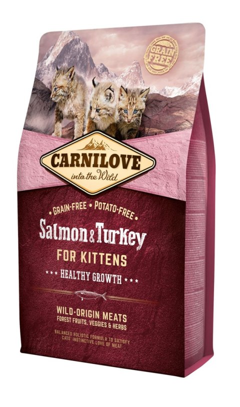 CARNILOVE CAT SALMON&TURKEY FOR KITTENS 2kg