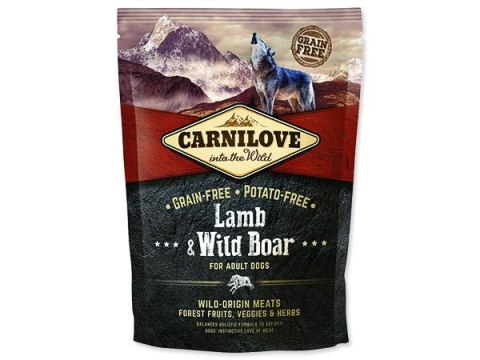 CARNILOVE LAMB & WILD BOAR FOR ADULT 1,5kg