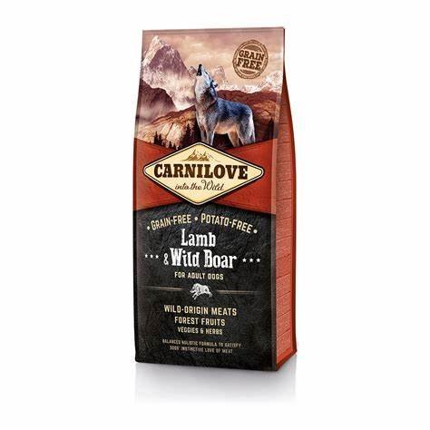 CARNILOVE LAMB & WILD BOAR FOR ADULT 12kg