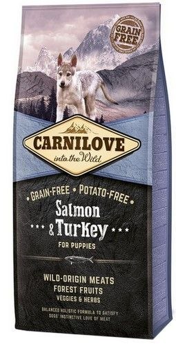 CARNILOVE SALMON & TURKEY FOR PUPPIES 12kg