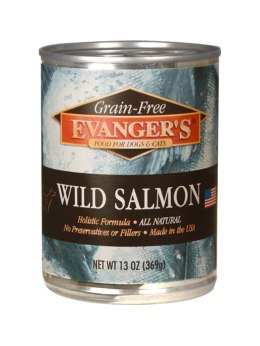 EVANGER'S Grain Free Dziki Łosoś dla Psa i Kota 362g