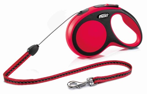 FLEXI SMYCZ New Comfort, SZNUREK 8m, Rozm. S, CZERWONA [FL-9046]