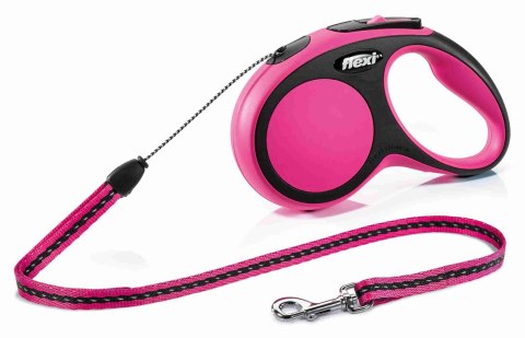 FLEXI SMYCZ New Comfort, SZNUREK/ S, 5 m, RÓŻOWA [FL-8810]