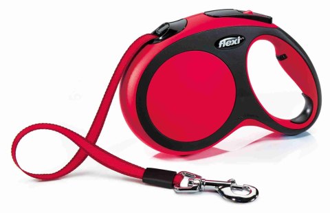 FLEXI SMYCZ New Comfort TAŚMA/ L, 5 m, CZERWONA [FL-8346]