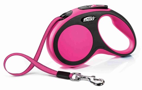 FLEXI SMYCZ New Comfort, TAŚMA/ S, 5 m, RÓŻOWA [FL-8117]