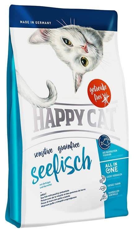HAPPY CAT Sensitive grainfree Ryba Morska 4kg