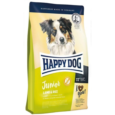 HAPPY DOG Junior Jagnięcina i Ryż 4kg