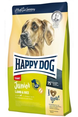 HAPPY DOG Juniorgiant Jagnięcina & ryż 4kg