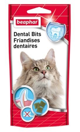 BEAPHAR DENTAL BITS przysmak na zęby dla kotów 35g