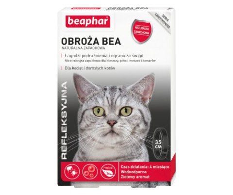 BEAPHAR OBROŻA BEA NATURALNA ZAPACHOWA REFLEKSYJNA DLA KOCIĄT I KOTÓW
