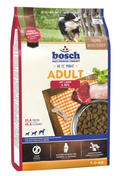 BOSCH Adult Lamb & Rice 3 kg