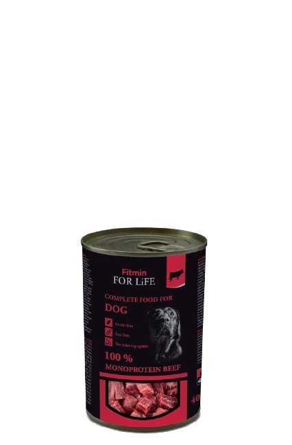 FITMIN FFL Dog Konserwa Beef 400g