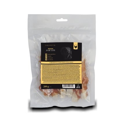 FITMIN FFL dog treat chicken & cod stick 200g