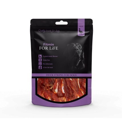 FITMIN FFL dog treat duck stripes 70g