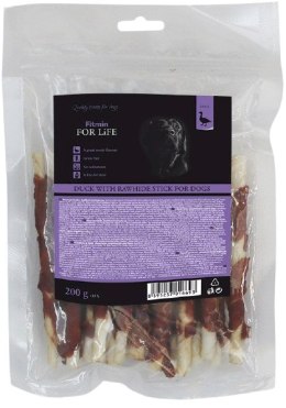 FITMIN FFL dog treat duck with rawhide stick 200g
