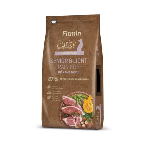 FITMIN dog Purity Rice Senior & Light Venison & Lamb 12kg