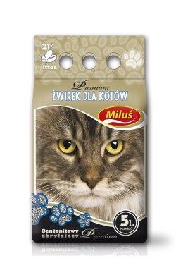 MILUŚ Żwirek Bentonitowy Premium Compact 5l