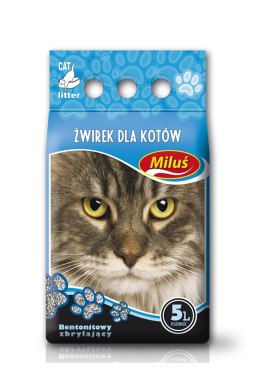 MILUŚ Żwirek Bentonitowy Standard Naturalny 5l