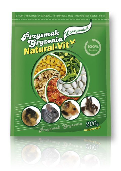 NATURAL VIT Przysmak gryzonia Ogród Warzywny 200g