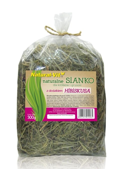 NATURAL VIT Sianko dla gryzoni+hibiskus 300g