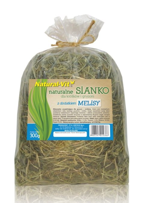 NATURAL VIT Sianko dla gryzoni+melisa 300g