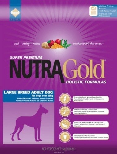 NUTRA GOLD HOLISTIC Large Breed Adult Dog 15 kg