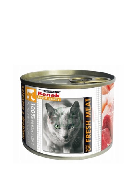 SUPER BENEK Meat wołowina z drobiem 195g