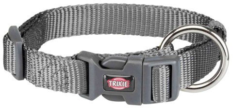 TRIXIE Obroża Premium, S-M: 30-45 cm/15 mm, grafit [TX-201516]
