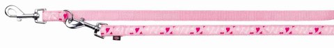 TRIXIE SMYCZ Rose Heart (XS-S), 2,00m/15mm RÓŻ [TX-15918]