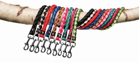 TRIXIE Smycz Cavo, S-M: 1.00 m/o 12.00 mm, fuksja-grafit [TX-143411]