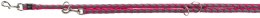 TRIXIE Smycz regulowana Cavo, L-XL: 2.00 m/o 18 mm, fuksja-grafit [TX-143611]
