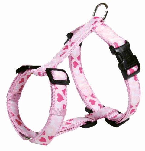 TRIXIE UPRZĄŻ Rose Heart (XS-S) 30-40cm/15mm RÓŻ [TX-15988]